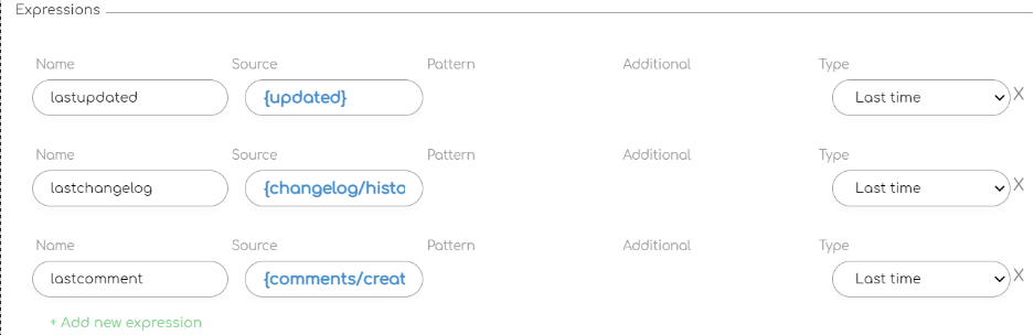 ZigiOps Jira Azure DevOps integration: Update Azure DevOps task expressions 