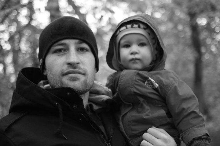 black-white-photo-man-with-baby