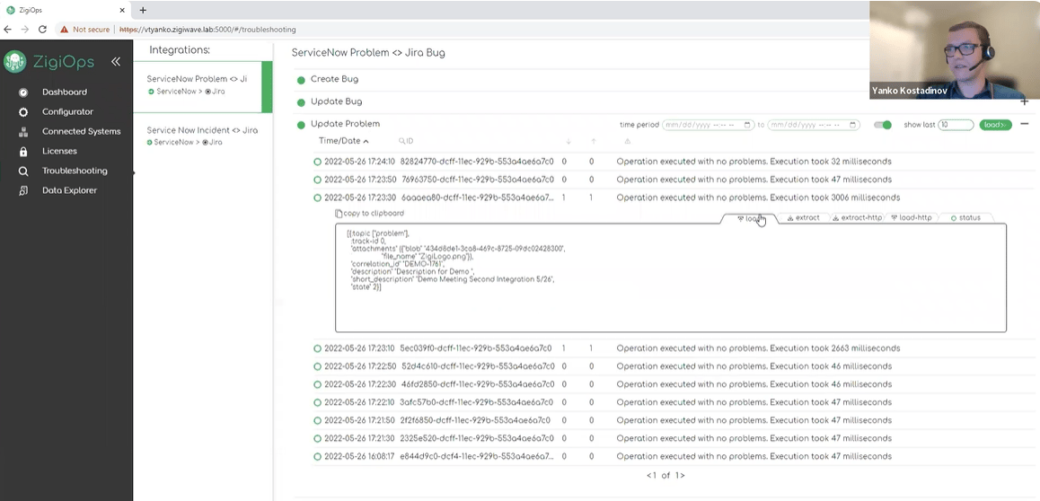 ZigiOps-showing-the-servicenow-problem-to-jira-bug