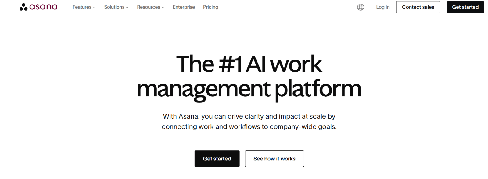 Asana platfrom 