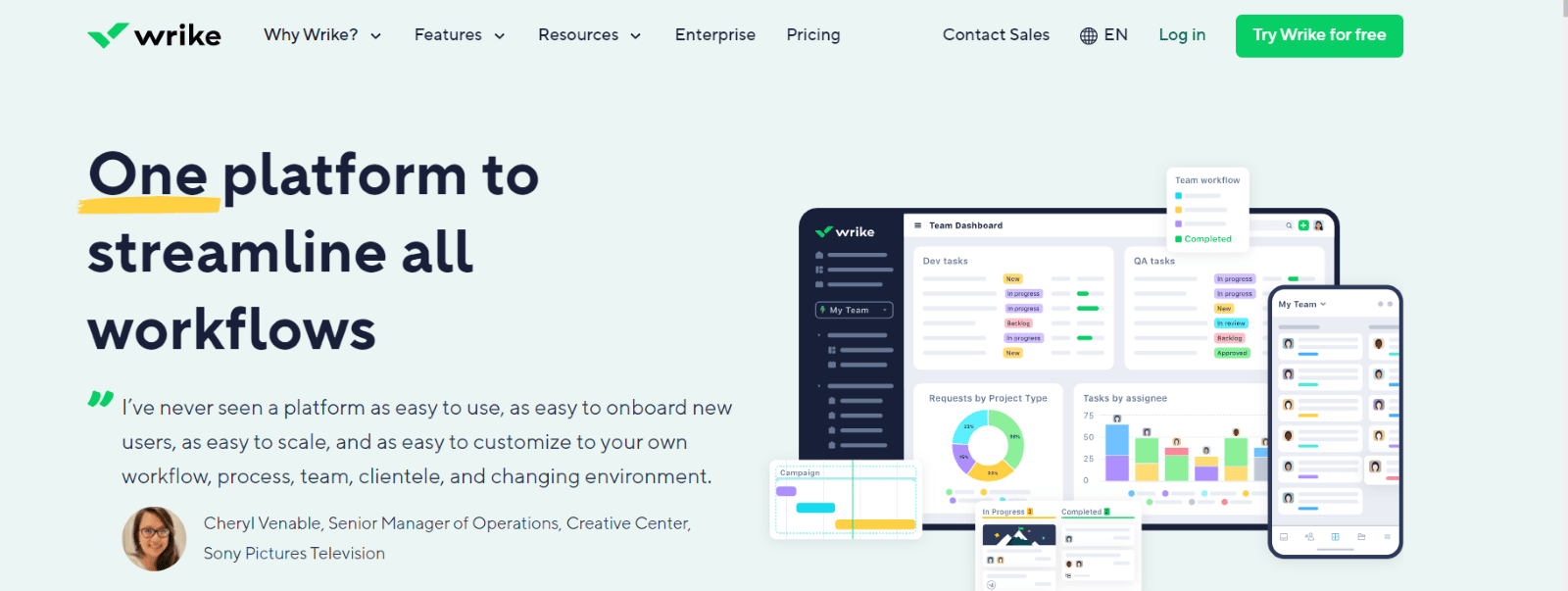 Wrike platform  